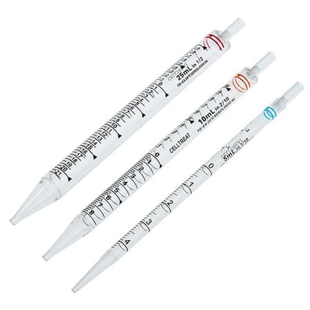 CELLTREAT - plastic/plastic wrap serological pipettes